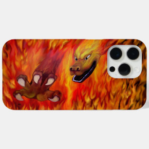 Coque iPhone 15 Pro Max Griffe de dragon rouge