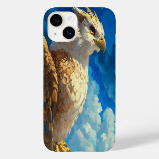 Coque Pour iPhone 14 🦅 Griffon Céleste