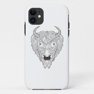 Coque Case-Mate Pour iPhone Griffonnage de tête de bison