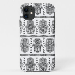Etui iPhone Case-Mate Griffonnage tiré par la main indien de Hamsa