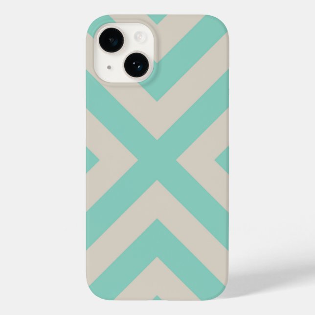 Coques Case-Mate iPhone Grille Chevron moderne (Verso)