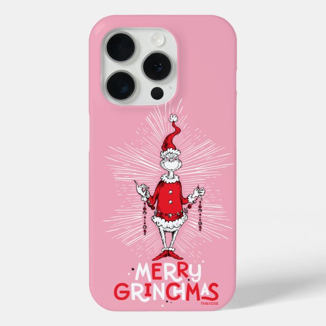 Coques Case-Mate iPhone Grinch | Joyeux Grinchmas (Verso)