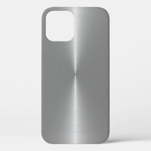 Case-Mate iPhone Case gris argent métallique brillant minimaliste