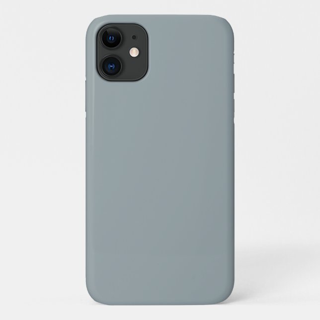 Coques Case-Mate iPhone gris cool (couleur solide) (Dos)