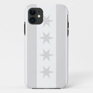 Coque Case-Mate Pour iPhone Gris de drapeau de Chicago - iPhone 5