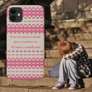 Case-Mate iPhone Case Gris en Crème profonde et rose Saumon