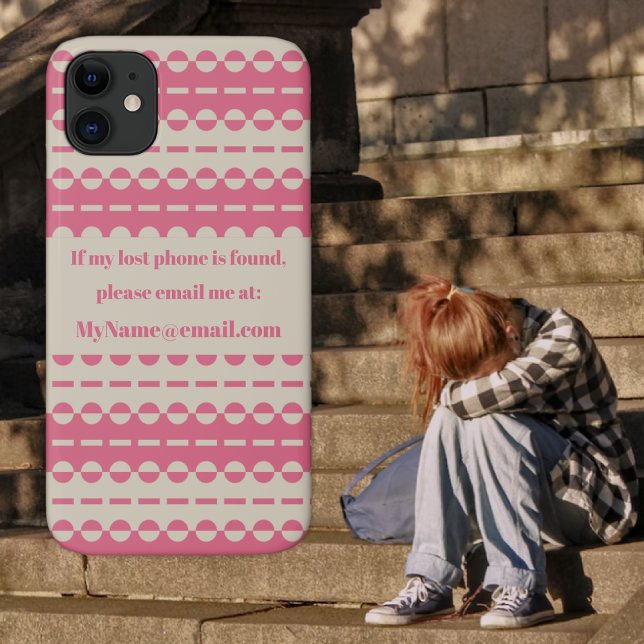 Coques Case-Mate iPhone Gris en Crème profonde et rose Saumon (Créateur téléchargé)