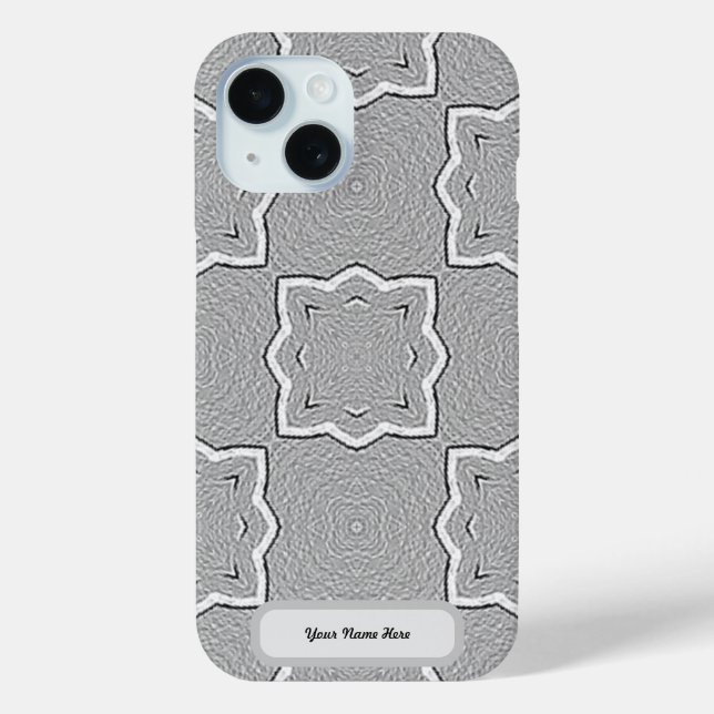 Coques Case-Mate iPhone Gris personnalisé (Verso)