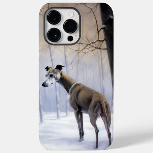 Coque Pour Pour iPhone 14 Pro Max Grise Italienne Laisser Il Neige Noël