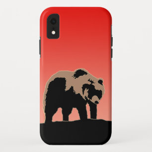 Case-Mate iPhone Case Grizzly Bear au coucher du soleil - Art original d