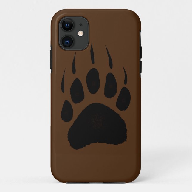 Coques Case-Mate iPhone Grizzly Oear Empreintes de pattes Faune Design (Dos)