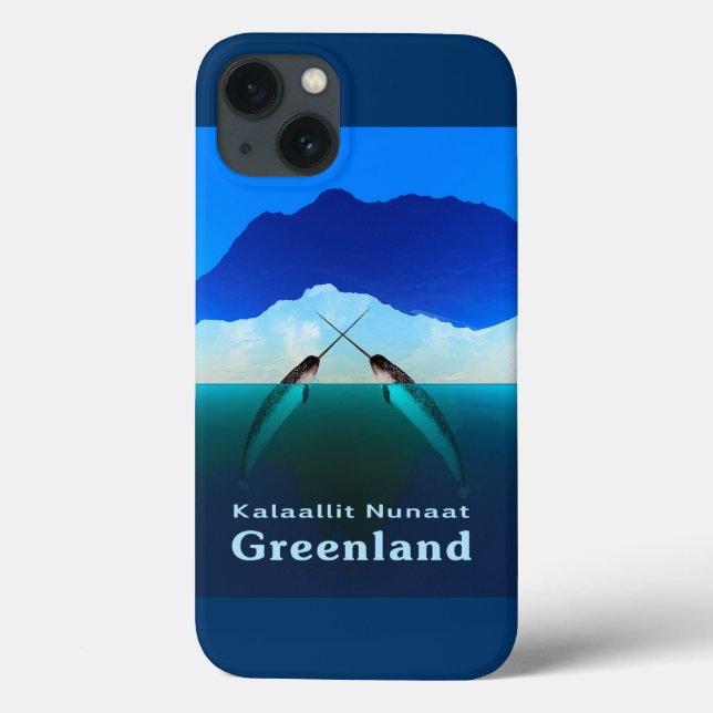 Coques Case-Mate iPhone Groenland - Narwhal (Verso)