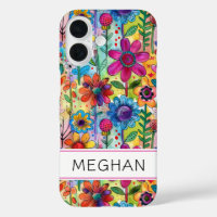 Groovy Retro Flower Power Personnalisé