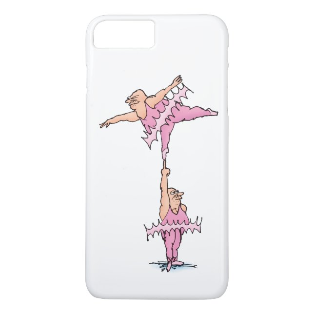 Coques Case-Mate iPhone Gros garçons dans Pink Tutus Ballet Dessin (Dos)
