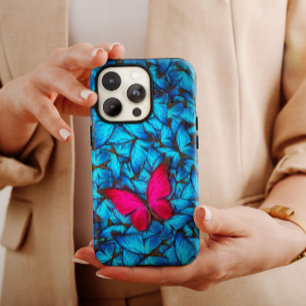 Case-Mate iPhone Case Gros papillon rose iPhone   Papillon iPhone 13
