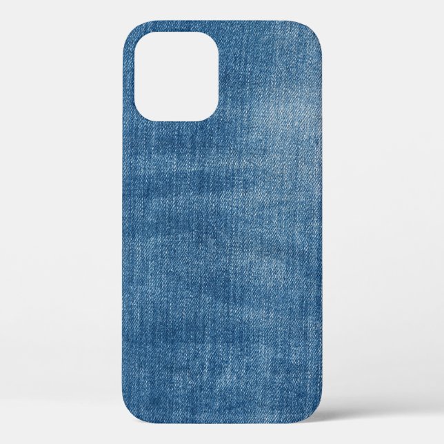 Coques Case-Mate iPhone Gros plan bleu jean texture (Verso)