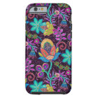 Gros plan Perles de verre coloré Look Fleurs Rétro