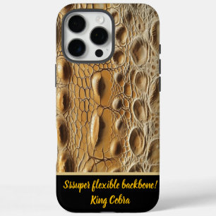 Coques iPhone 16 Pro Max Gros plan sur une texture complexe de peau de serp