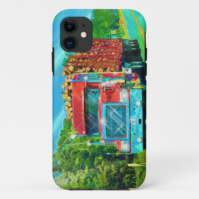 Coques Case-Mate iPhone Gros Rig, Véhicule De Transport Lourd, Camion (Dos)