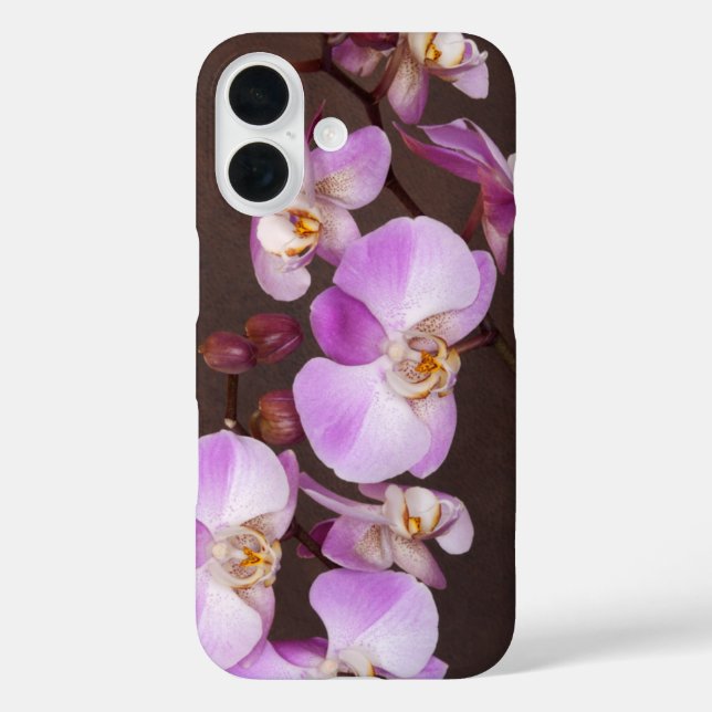 Coques Case-Mate iPhone Grosse orchidée violette et blanche (Verso)