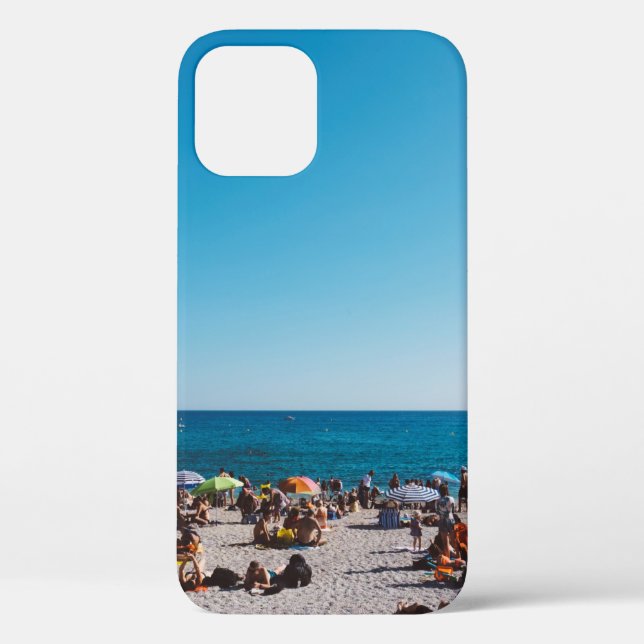 COQUES Case-Mate iPhone GROUPE DE PERSONNES PROFITANT DE LA PLAGE DE SABLE (Verso)