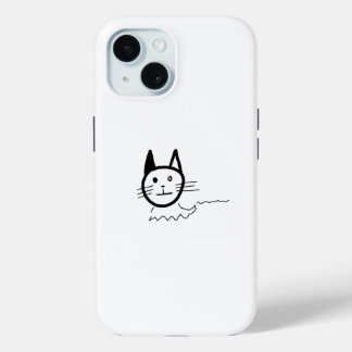 Coque Pour iPhone 15 Grumpy Kitty - Pas De Maladie, Juste Aime Être Étr