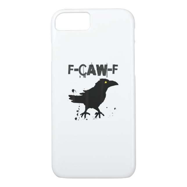 Coques Case-Mate iPhone Grunge Coffee F Caw F Crow Humor Creative Style (Dos)