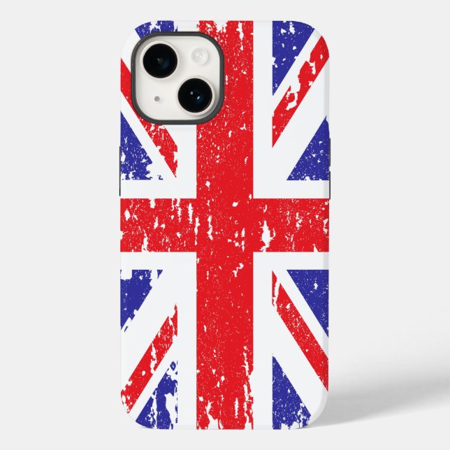 Coques Case-Mate iPhone Grunge Distressed UK Royaume-Uni (Verso)