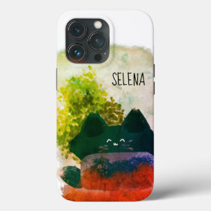 Case-Mate iPhone Case Grungy Cute Cartoon Fluffy Cat caché