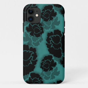Case-Mate iPhone Case Grungy Floral Decadence BT iPhone 5 Coque, Turquoi