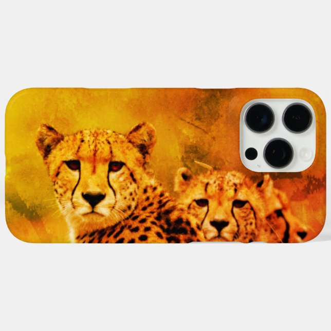 Coques Case-Mate iPhone Guépard (Verso (horizontal))