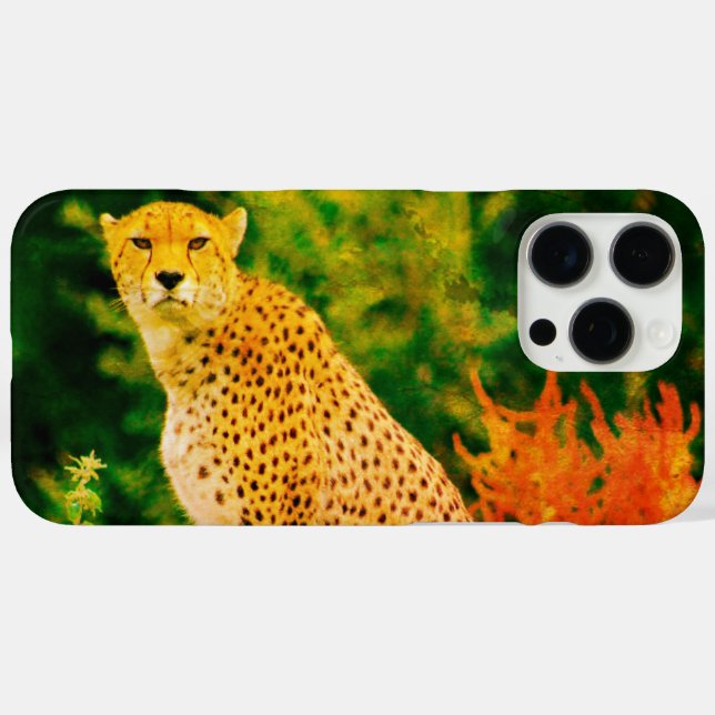 Coques Case-Mate iPhone Guépard (Verso (horizontal))