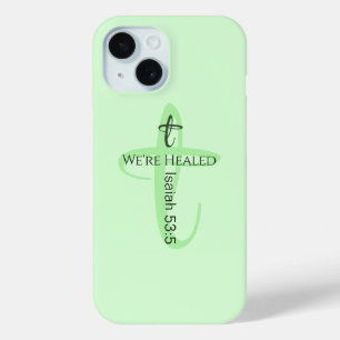 Coque Pour iPhone 15 Guéri par la Bible de Jésus contre la foi chrétien