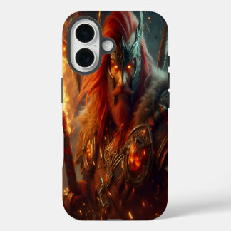 Coque Pour iPhone 16 "Guerrero de Fuego | Protección Vikinga para iPhon