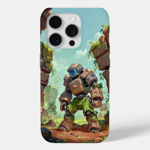 Coque iPhone 15 Pro Guerrier de pierre