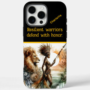 Coques iPhone 16 Pro Max Guerrière courageuse garde la rivière calme
