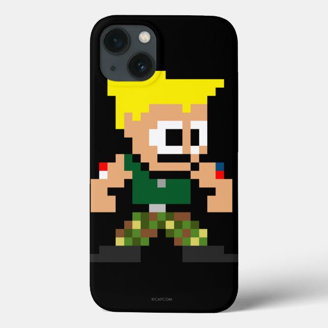 Coques Case-Mate iPhone Guile 8 bits (Verso)