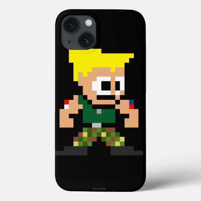 Coques Case-Mate iPhone Guile 8 bits (Verso)