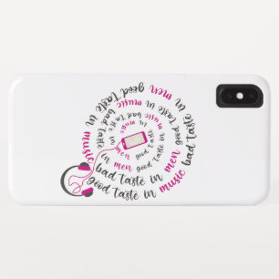 Case-Mate iPhone Case Guillemet de fille Bon goût en musique mauvais goû