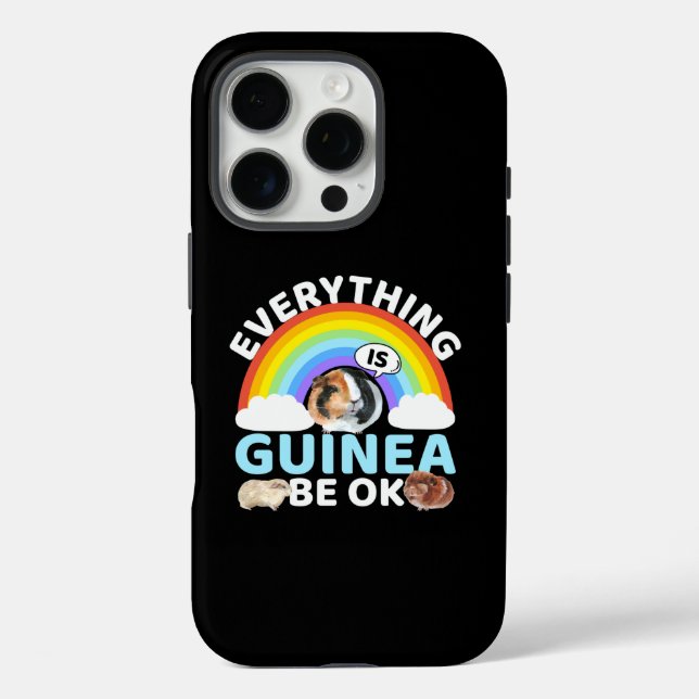 Coques Case-Mate iPhone Guinée Pig - Guinée Soyez OK, Encouragement (Verso)