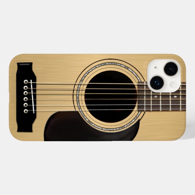 Coques Case-Mate iPhone Guitare acoustique (Verso (horizontal))