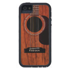 Guitare acoustique supérieure d'acajou