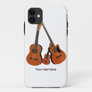 Etui iPhone Case-Mate Guitare acoustique Ukulele et basse acoustique