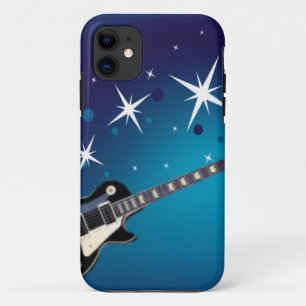 Etui iPhone Case-Mate Guitare - bleu
