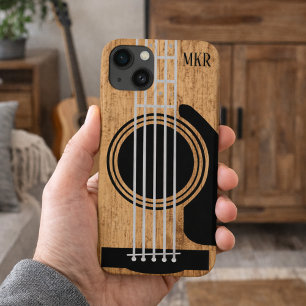 Case-Mate iPhone Case Guitare Bois Vieilli Signature 