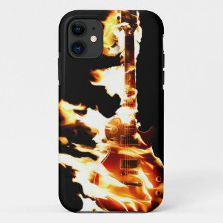 Etui iPhone Case-Mate Guitare dans le cas de l'iPhone 5 de flammes