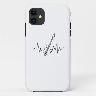 Case-Mate iPhone Case Guitare électrique Cool Heartbeat cadeau pour guit