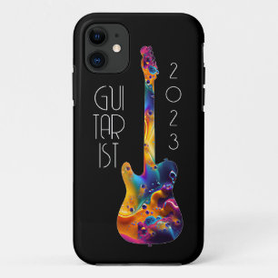 Case-Mate iPhone CASE GUITARISTE 2023 GUITARE COLORÉE GROUPE CADEAU