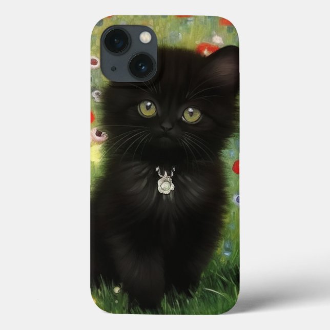 Coques Case-Mate iPhone Gustav Klimt Kitten (Verso)