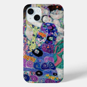 Coque iPhone 15 Mini Gustav Klimt Peindre La Vierge